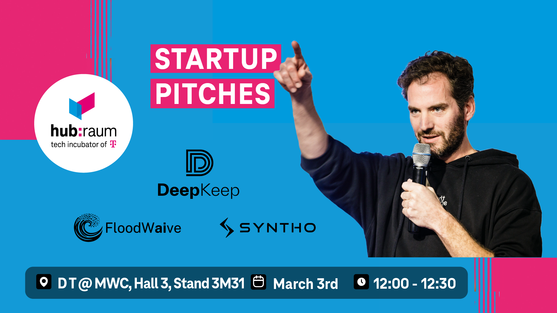 Startup Pitches on Deutsche Telekom's Stage