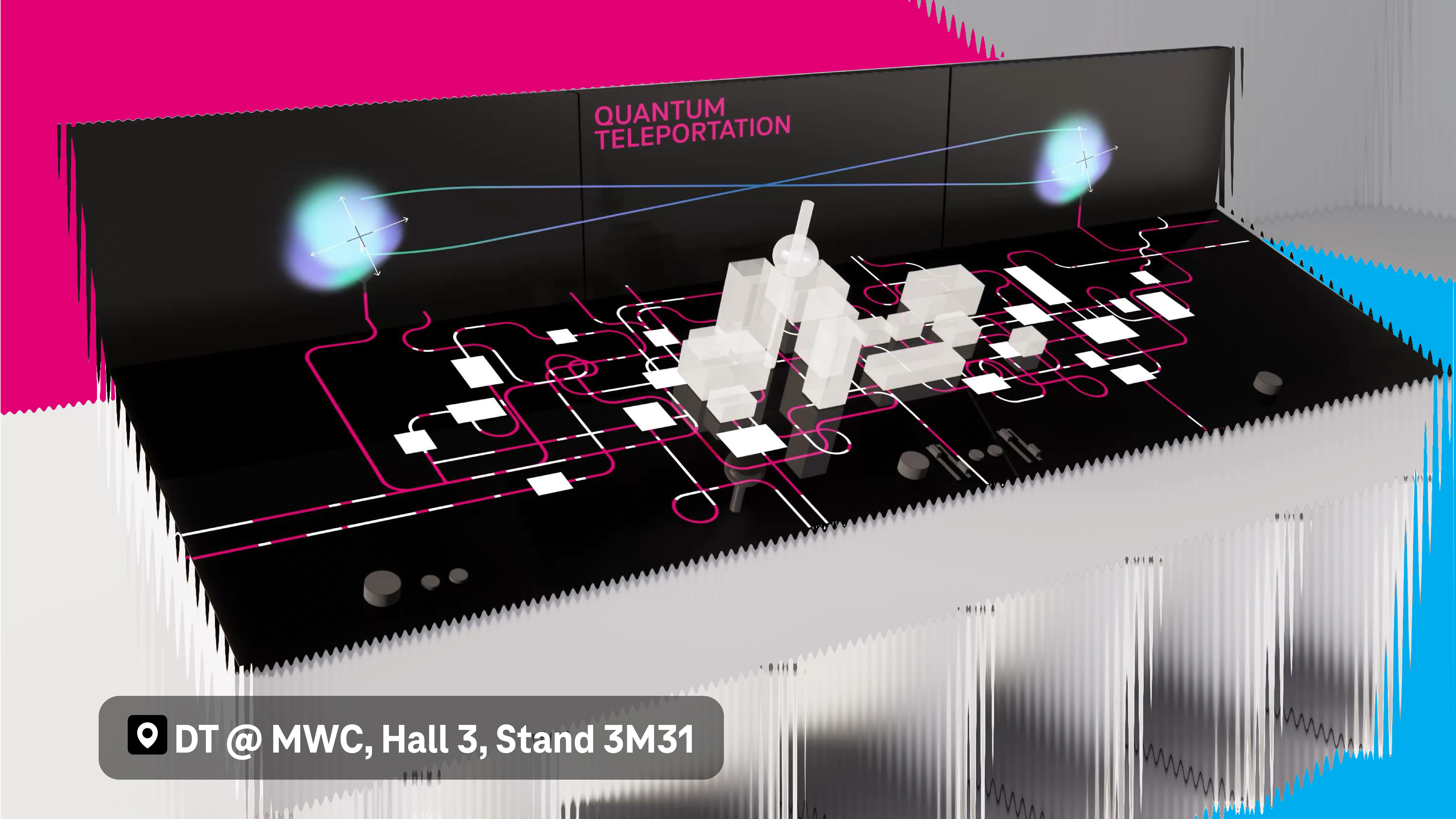 Quantum showcase at the main DT booth